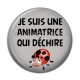 Cabochon Résine -  je suis une animatrice qui déchire
