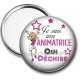 Miroir de poche - je suis une animatrice qui déchire