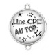 Connecteur Cabochon Argent - une CPE au top