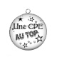 Pendentif Cabochon Argent - une CPE au top