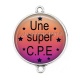 Connecteur Cabochon Argent - une super CPE