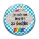 Cabochon Verre - je suis un instit qui déchire