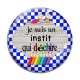 Cabochon Verre - e suis un instit qui déchire