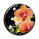 Cabochon Résine - fleur exotique