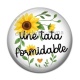 Cabochon Résine - une tata formidable