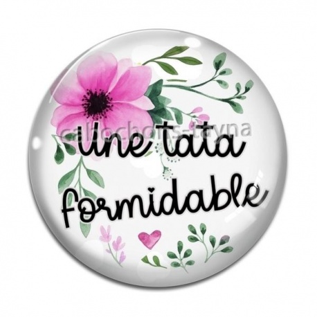 Cabochon Verre - une tata formidable