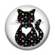 Cabochon Résine - chat étoile