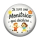 Cabochon Résine - je suis une monitrice qui déchire