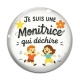 Cabochon Verre - je suis une monitrice qui déchire