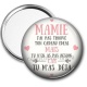Miroir de poche - mamie idée cadeau tu m'as déjà 