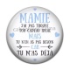 Cabochon Résine -  mamie idée cadeau tu m'as déjà