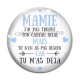 Cabochon Verre -  mamie idée cadeau tu m'as déjà