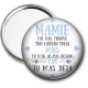 Miroir de poche -  mamie idée cadeau tu m'as déjà