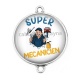 Connecteur Cabochon Argent -  super mécanicien