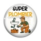 Cabochon Verre - super plombier