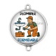 Connecteur Cabochon Argent - plombier formidable