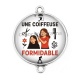 Connecteur Cabochon Argent - une coiffeuse formidable