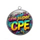 Pendentif Cabochon Argent - une super CPE