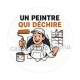 un peintre qui déchire