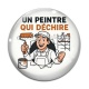Cabochon Verre - un peintre qui déchire