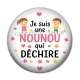 Cabochon Résine - je suis une nounou qui déchire