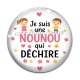 Cabochon Verre - je suis une nounou qui déchire