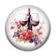 Cabochon Résine - vin
