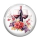 Cabochon Verre - vin