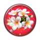 Cabochon Résine - fleur exotique