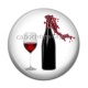 Cabochon Résine - vin