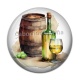 Cabochon Résine - vin