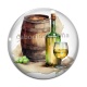 Cabochon Verre - vin