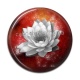Cabochon Résine - fleur exotique
