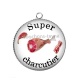 Pendentif Cabochon Argent - super charcutier
