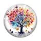 Cabochon Verre - arbre de vie