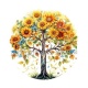 arbre de vie tournesol