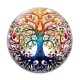 Cabochon Verre - arbre de vie 