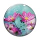 Cabochon Verre - fleur