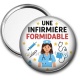 Miroir de poche - une infirmière formidable