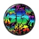 Cabochon Résine - fleur exotique