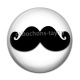 Cabochon Résine - moustache