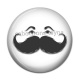 Cabochon Résine - moustache