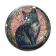 Cabochon Verre - chat