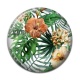 Cabochon Résine - fleur exotique