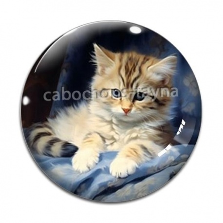 Cabochon Verre - chaton