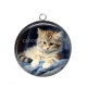 Pendentif Cabochon Argent - chaton