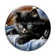 Cabochon Verre - chaton