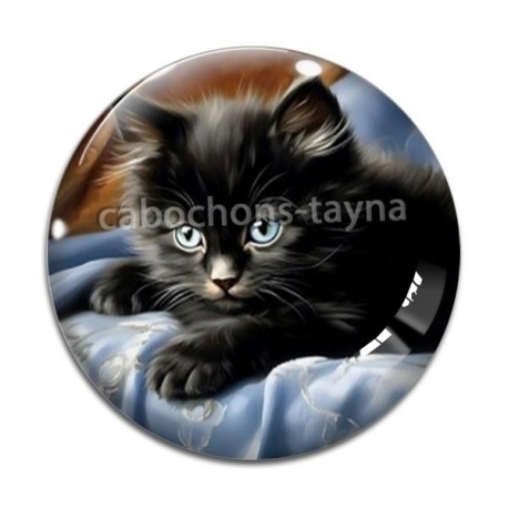 Cabochon Verre - chaton