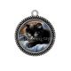 Pendentif Cabochon Argent - chaton