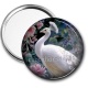 Miroir de poche - paon